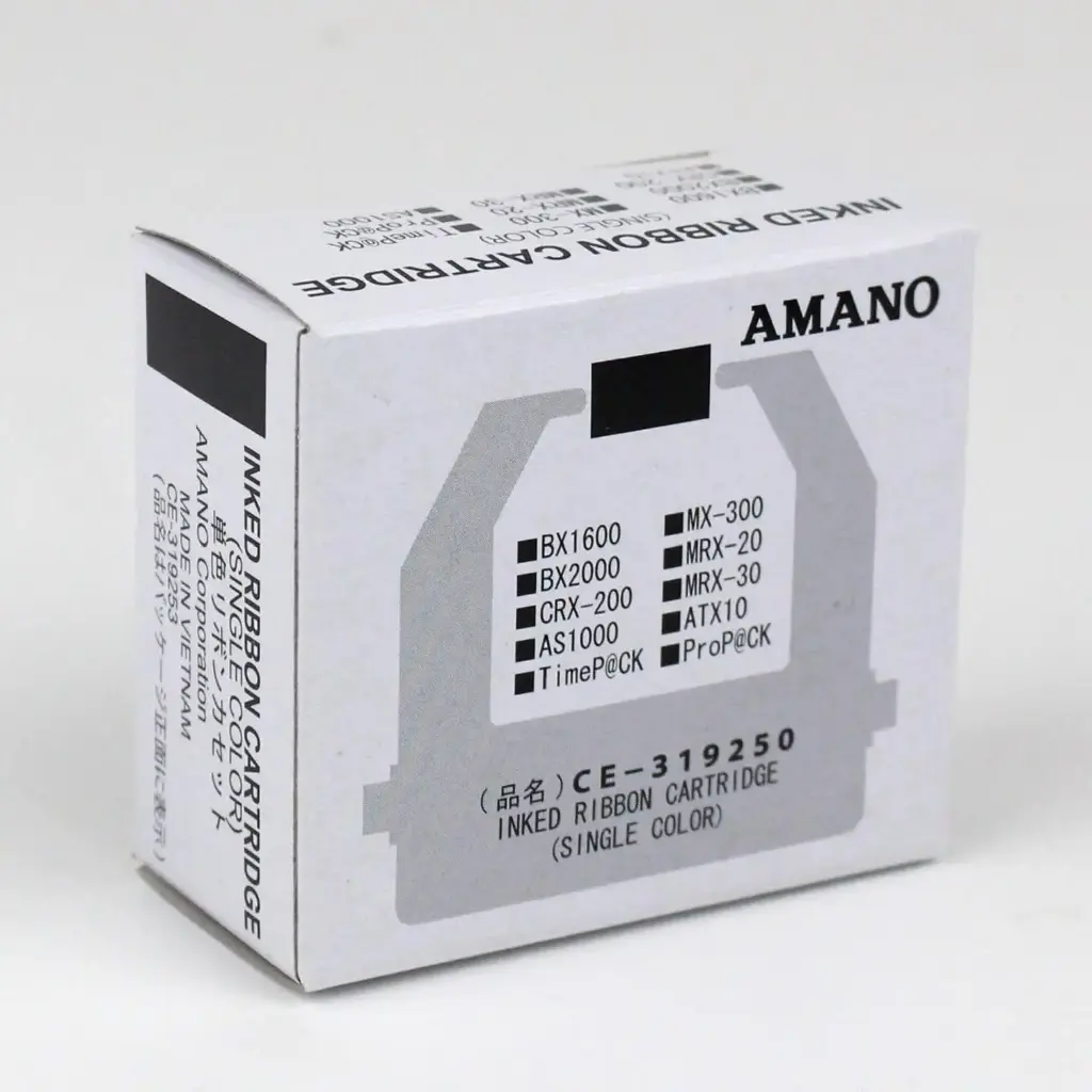 AMANO CE-319250 cartouche de ruban noir à encrage unique série BX