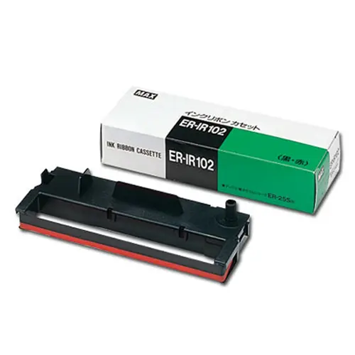 MAX - Cassette de ruban encreur noir/rouge ER-IR102E (pour ER-2600/ER-3100)