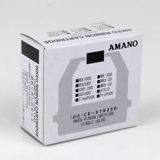 AMANO CE-319250 cartouche de ruban noir à encrage unique série BX